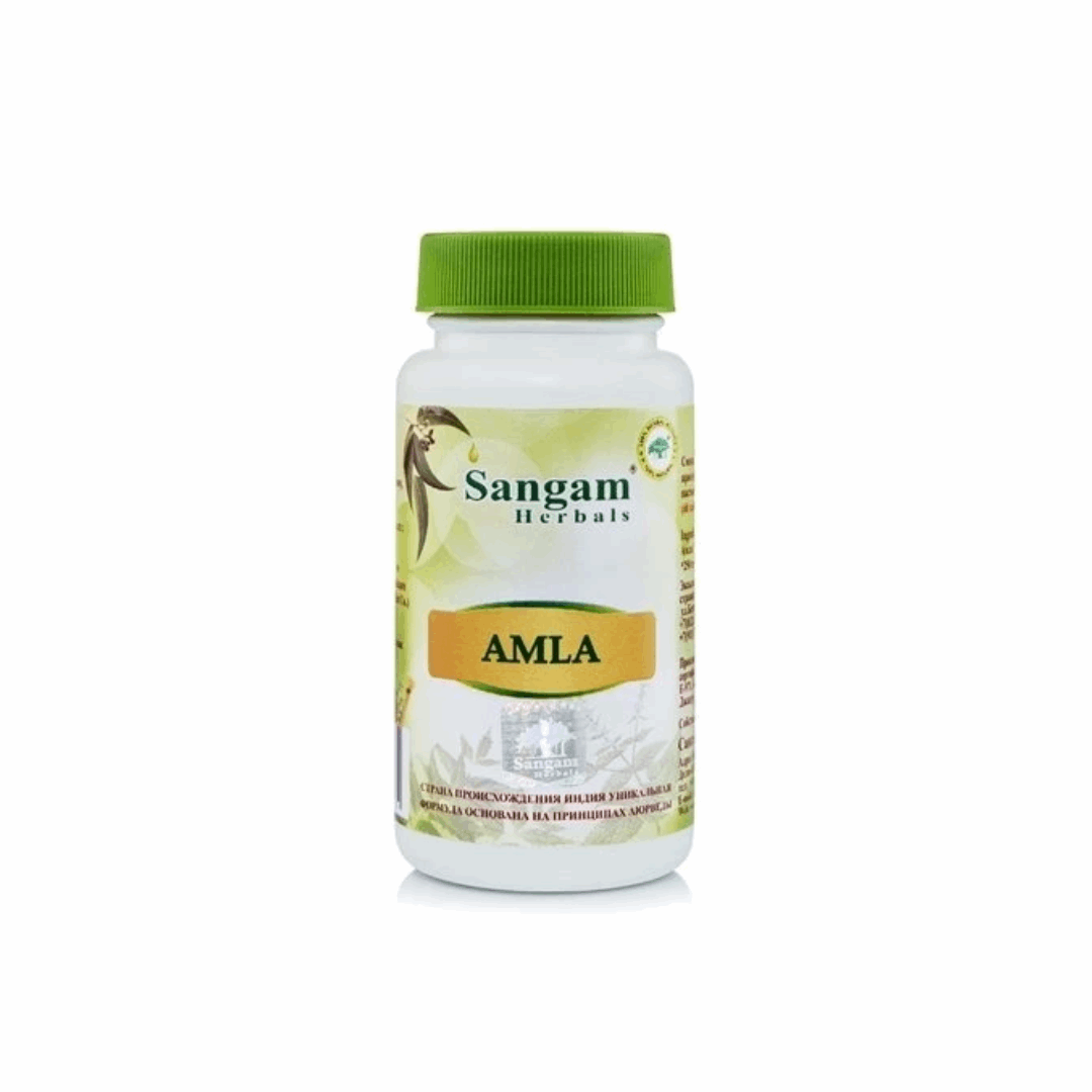Амла, Amla, Sangam Herbals, 60 таблеток-Izindii.kg