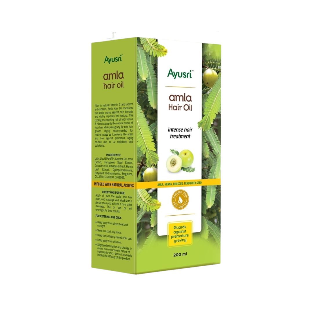 Масло для волос от выпадения Амла (Amla hair oil AYUSRI)