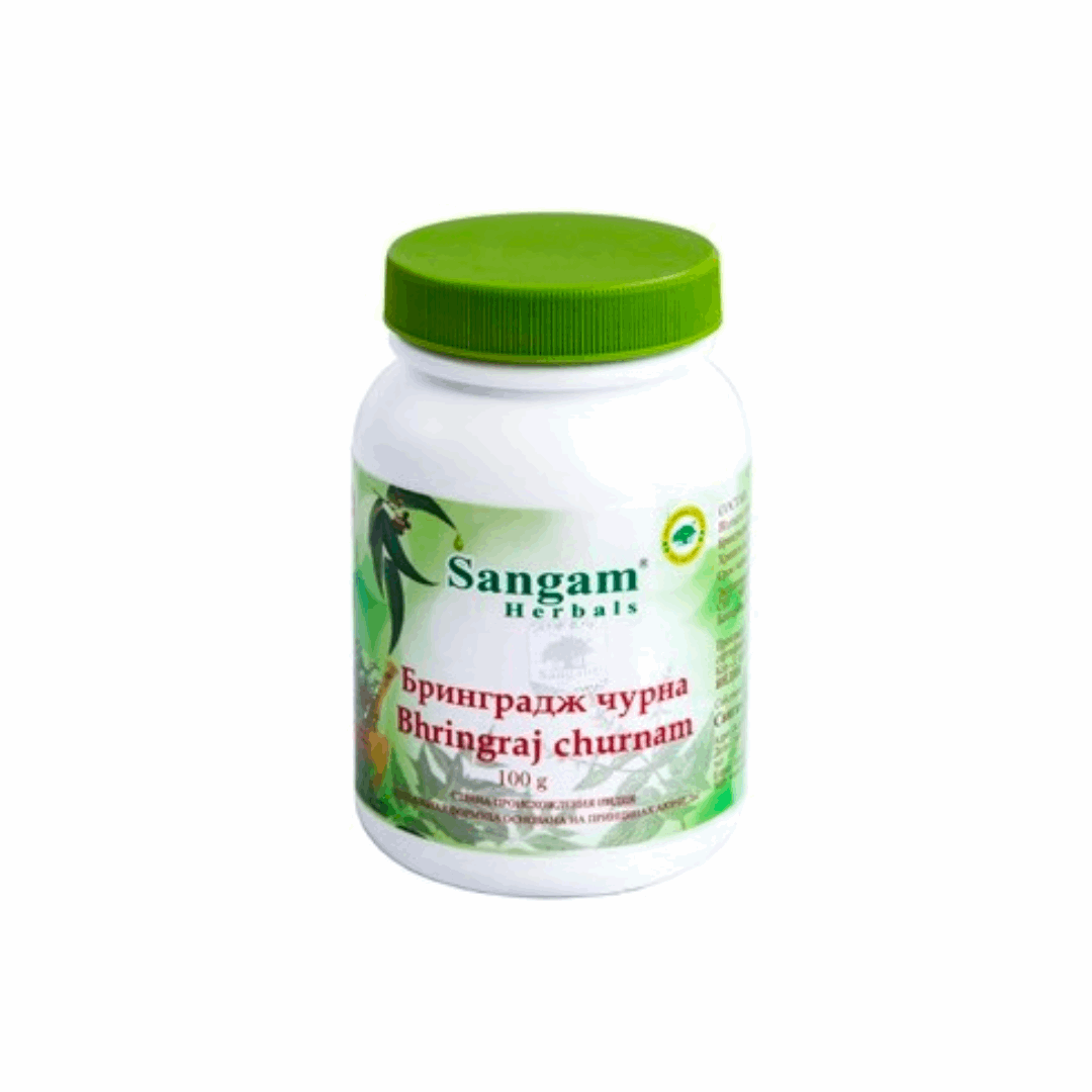 Брингарадж Чурна, Сангам, Sangam Herbals, 100 г - Izindii.kg