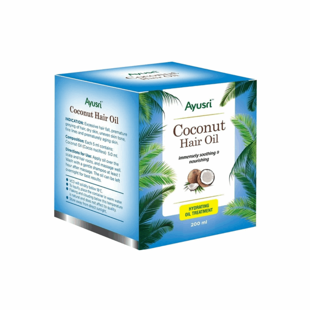 Кокосовое масло (Coconut Hair Oil AYUSRI), 200 мл