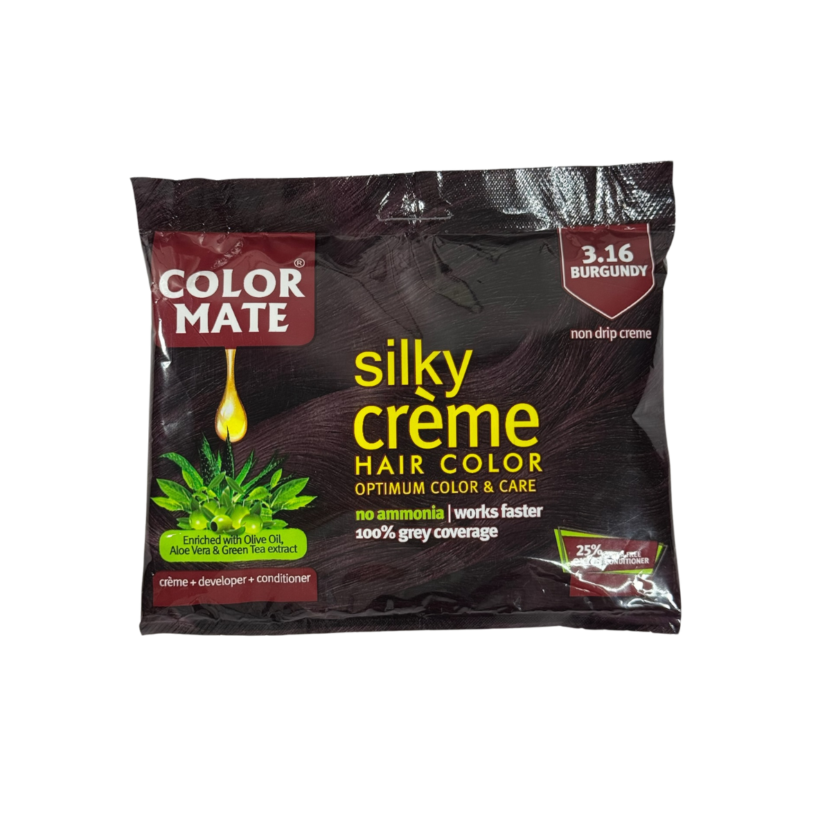 Color Mate Hair Color Cream burgundy