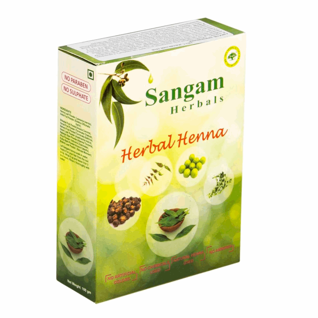 Натуральная хна для волос с добавками трав (henna)