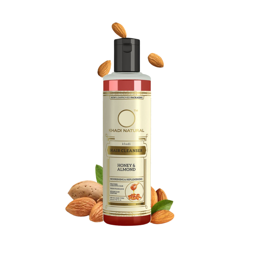 Шампунь KHADI Мед и Миндаль (Honey & Almond), 210 мл.