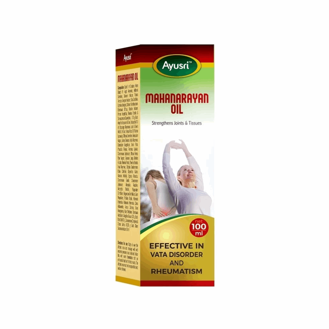 Масло при болях в суставах Маханараян (Mahanarayan oil AYUSRI), 100 мл