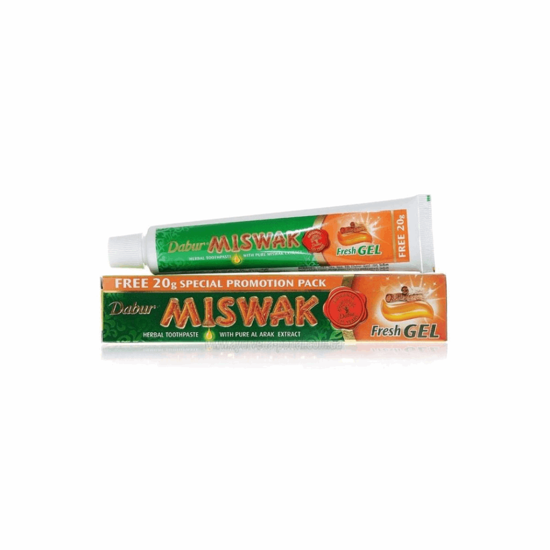 Зубная паста гель Miswak Мисвак 40+20 мл