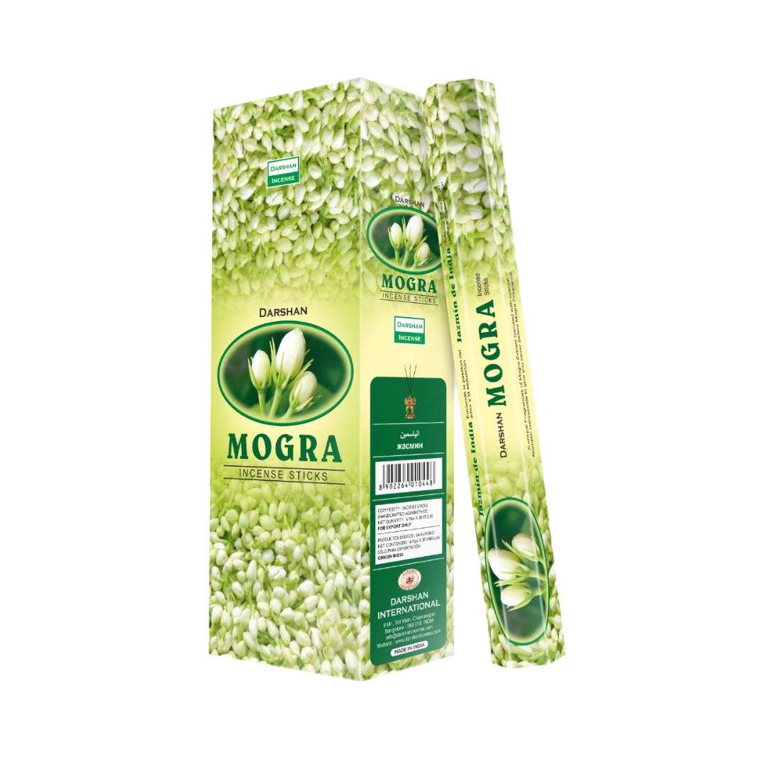 Благовония Могра, Mogra, Darshan, 20 палочек - Izindii.kg