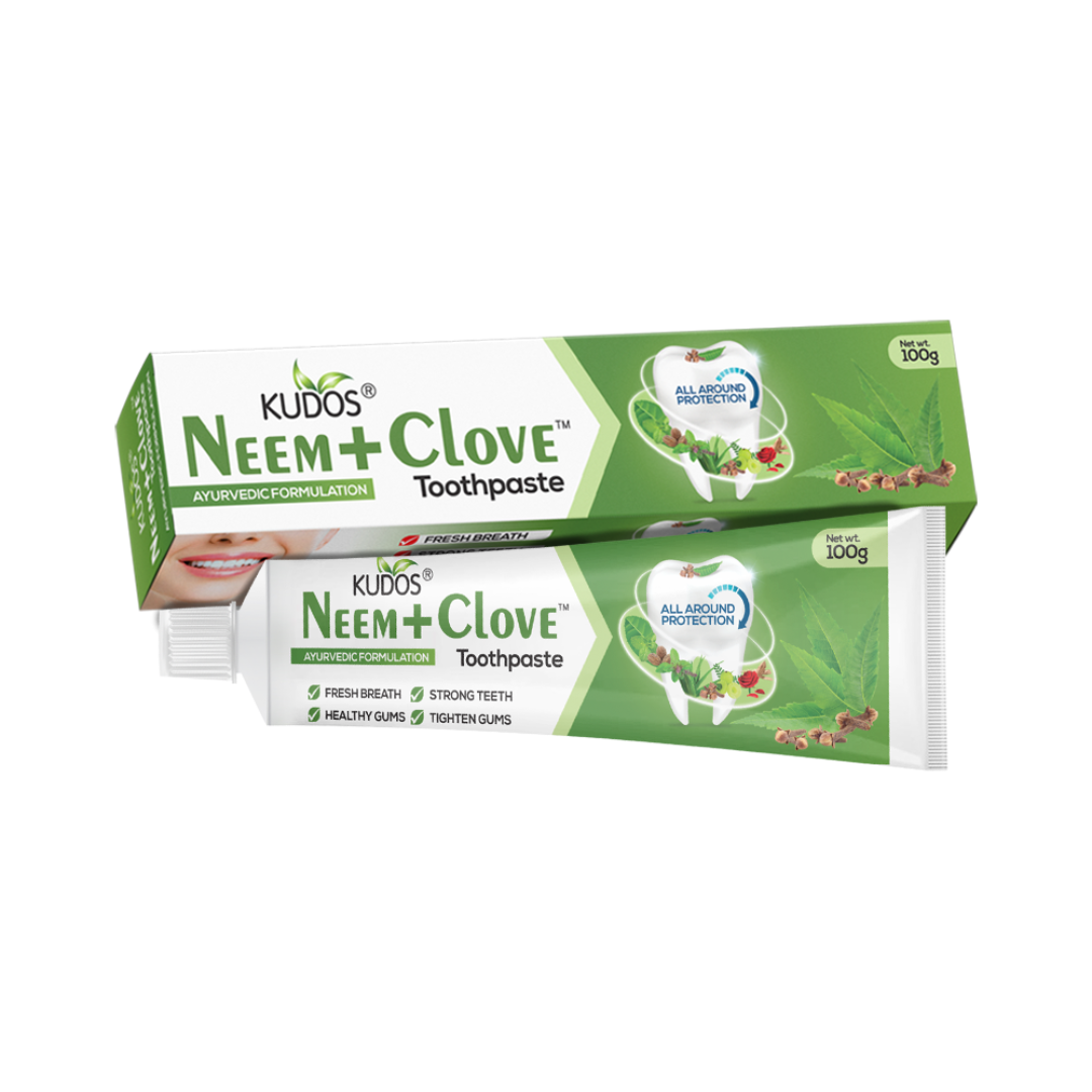Зубная паста ним-гвоздика кудос Neem-clove Tooth Paste Kudos