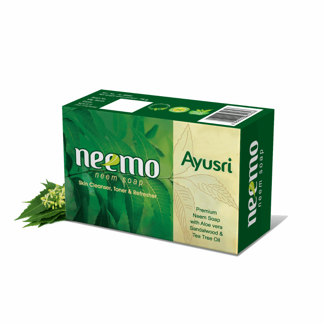 Очищающее мыло с Нимом (Neemo soap AYUSRI), 75 грамм