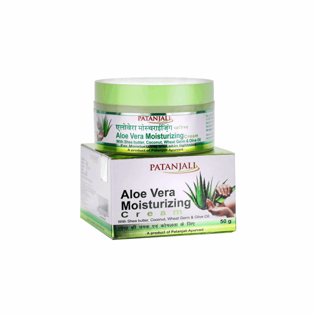Увлажняющий крем Алоэ Вера, Aloe Vera Cream, Patanjali