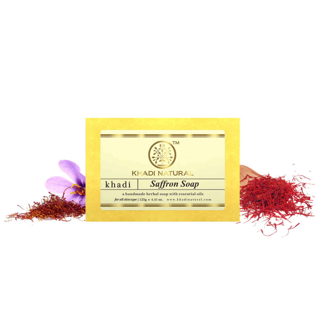 Мыло Шафран (Saffron Soap KHADI), 125 гр