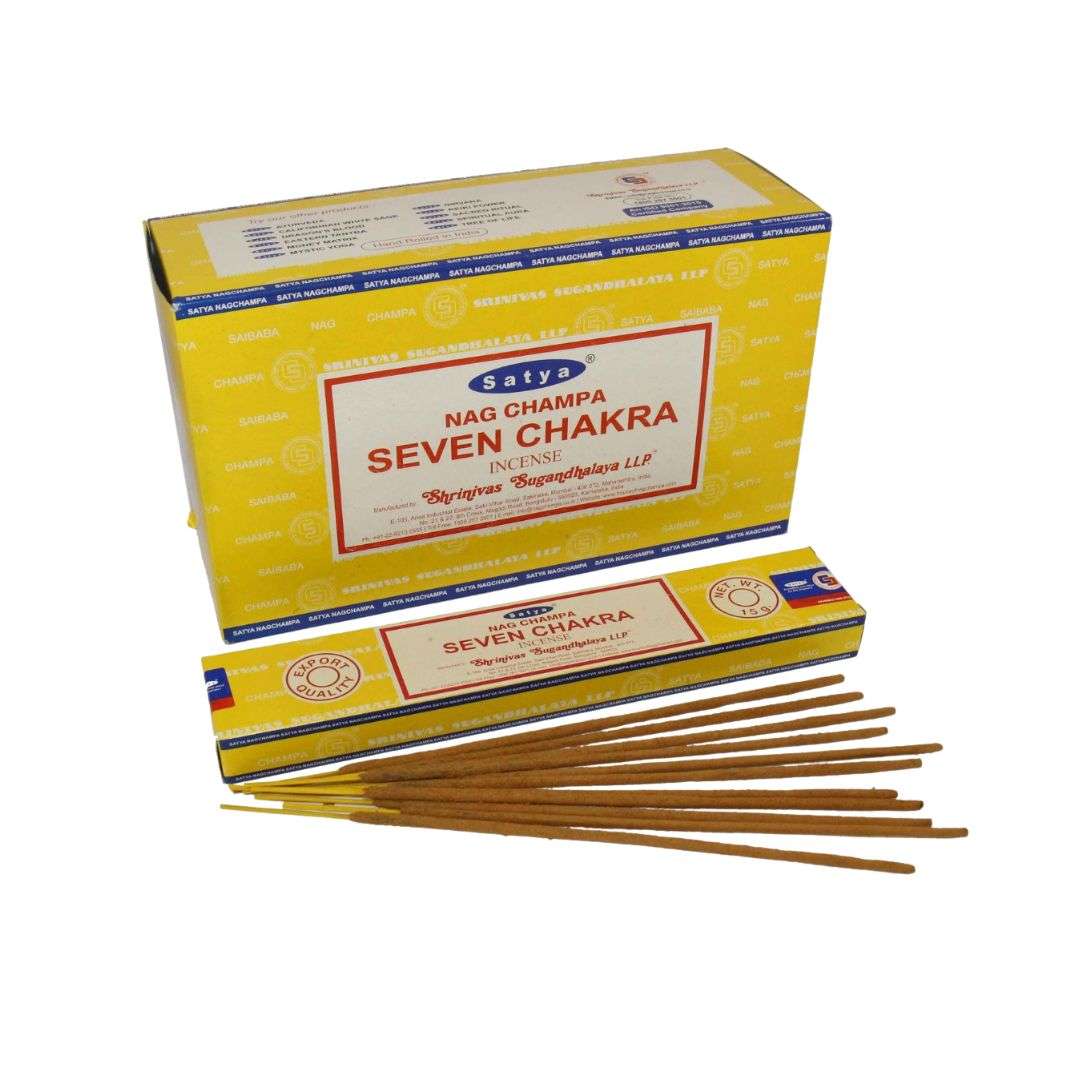 Благовония Седьмая Чакра Сатья, Seven Chakra, Satya Incense