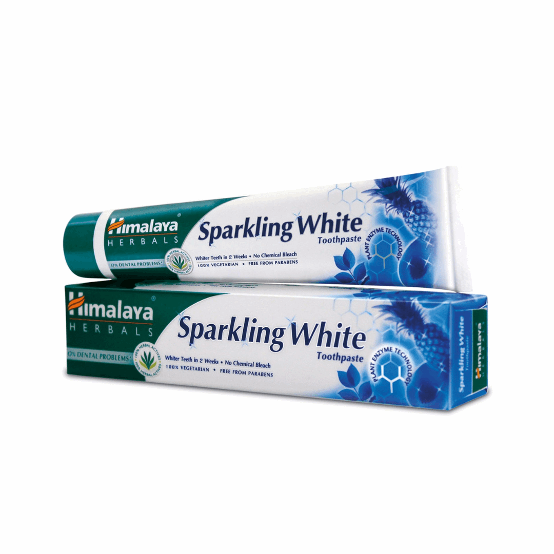 Зубная паста "Сверкающая белизна" (Sparkling White HIMALAYA)