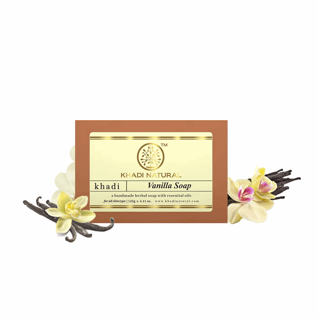 Мыло Кхади Ваниль (Vanilla Soap KHADI), 125 гр