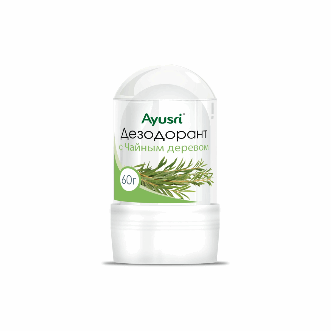 Алунит Натуральный Дезодорант с Черным тмином (AYUSRI), 60 гр