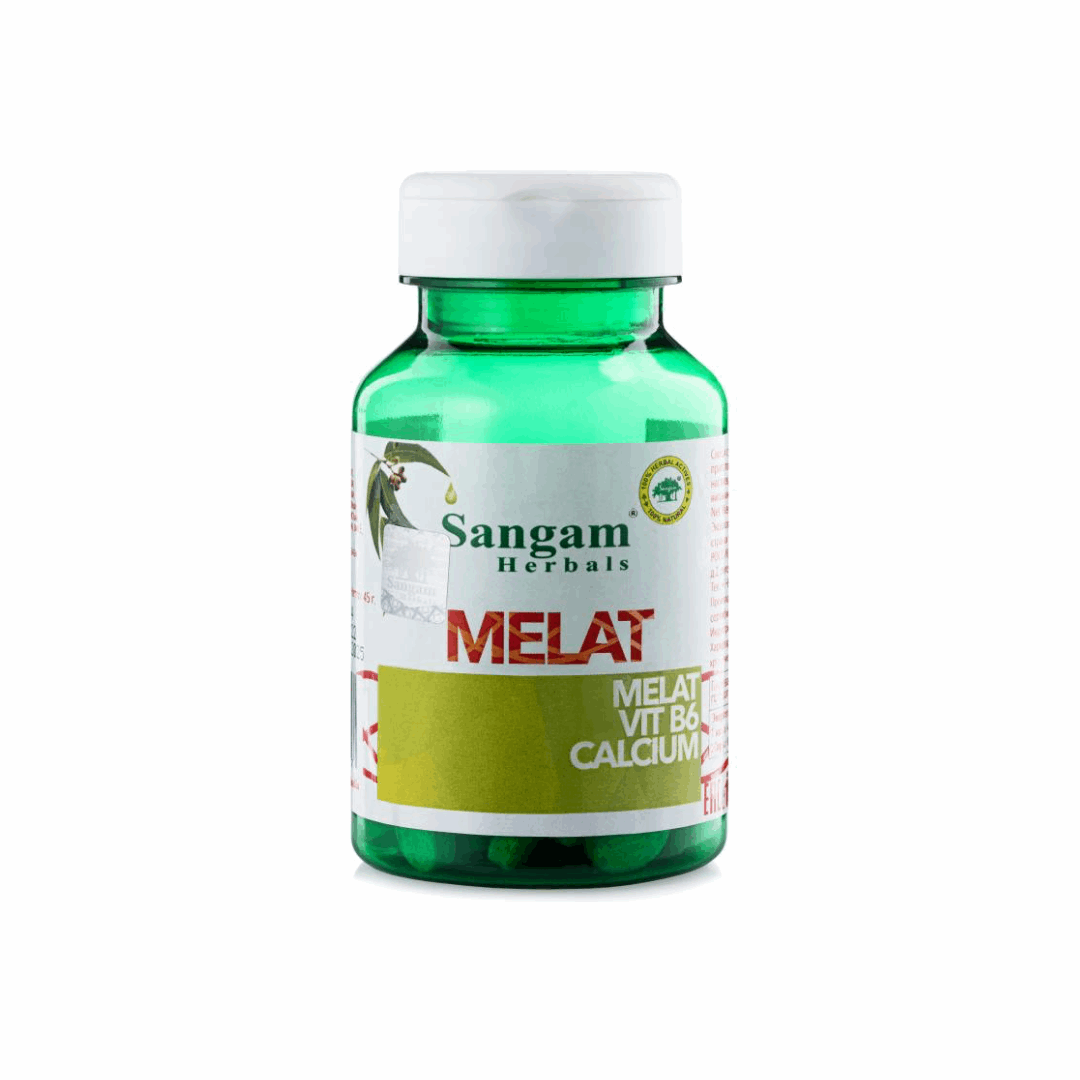 Мелат (Мелатонин) Сангам, Sangam Herbal 750 мг. 60 таблеток