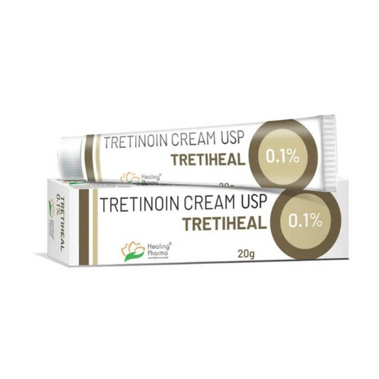 (Tretinoin Tretiheal Cream usp 0,1 % Healing Pharma) 