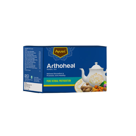 Аюрведический чай с противоартритными травами для суставов, Arthoheal Herbal Tea, 40 гр , Ayusri