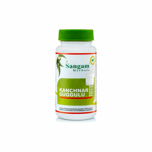 Канчнар Гуггул (Kanchnar Guggulu) Сангам, Sangam Herbals, 60 таблеток*750 мг