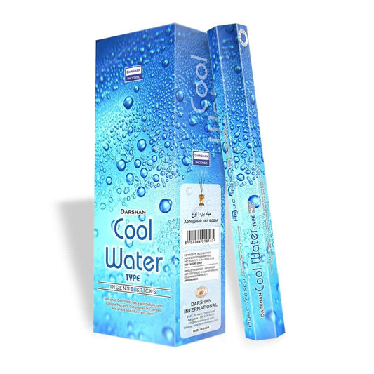Благовония Холодная вода, Cool water, Darshan, 20 палочек
