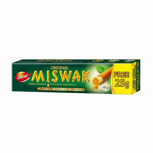 Зубная паста Мисвак Дабур (зубная щетка в подарок) (Toothpaste Miswak Dabur) 50гр + 20гр