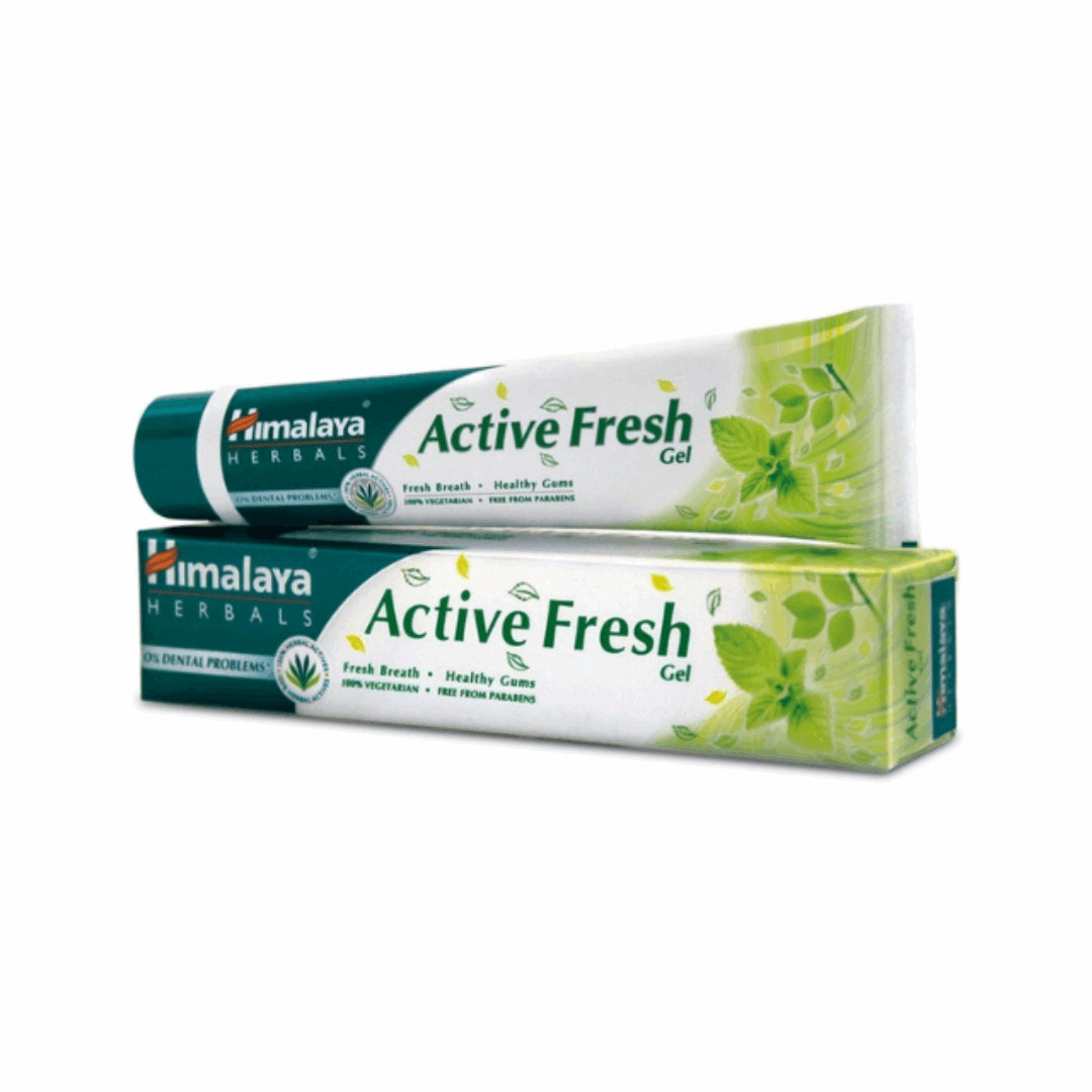 Зубная паста-гель "Активная свежесть" (Active Fresh HIMALAYA), 80 г.