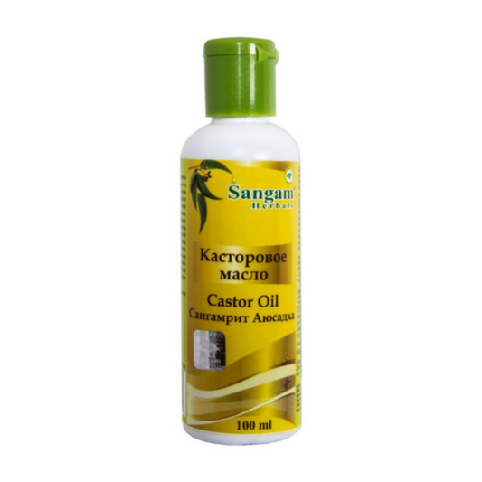 Касторовое масло Сангамрит Аюсадха (Castor Oil) Sangam Herbals, 100 мл
