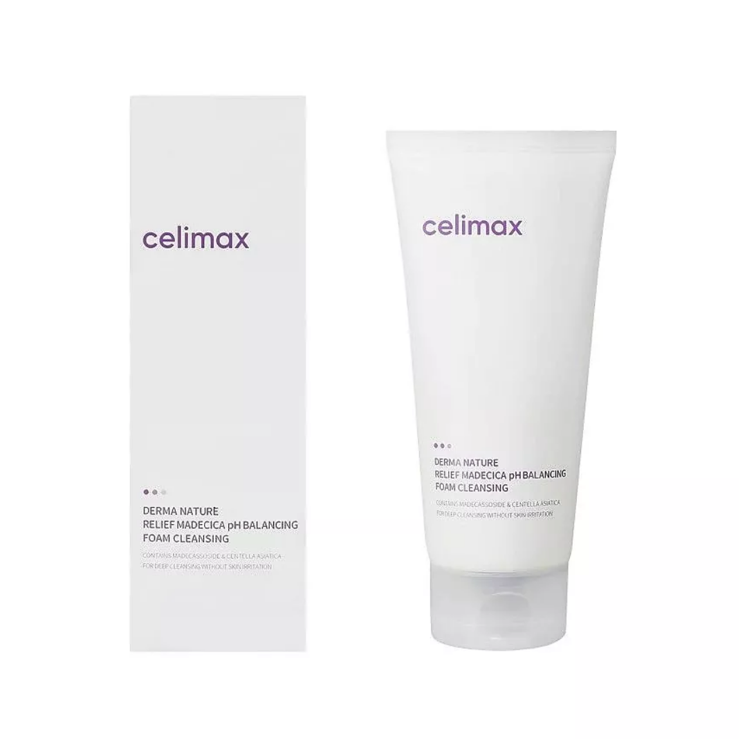 Celimax Derma Nature Relief Madecica pH Balancing Foam Cleansing