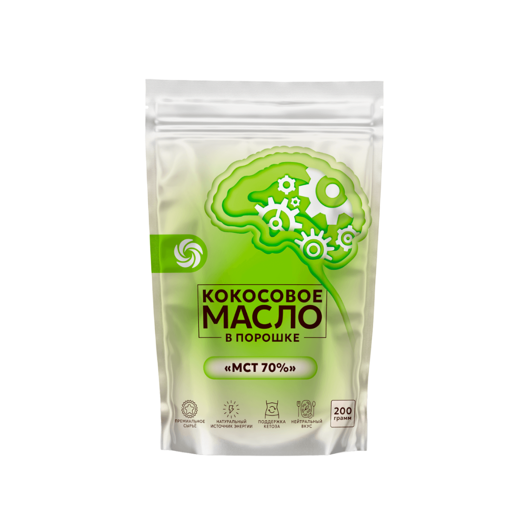 Кокосовое масло в порошке, МСТ 70%