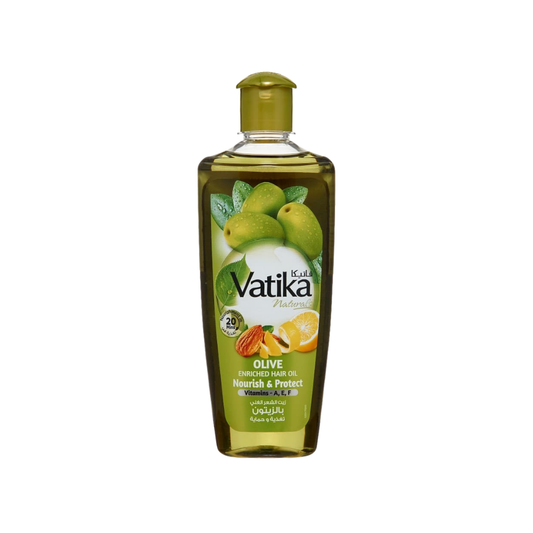 Масло для волос Олива Питание и блеск, Dabur Vatika Olive, 200 мл