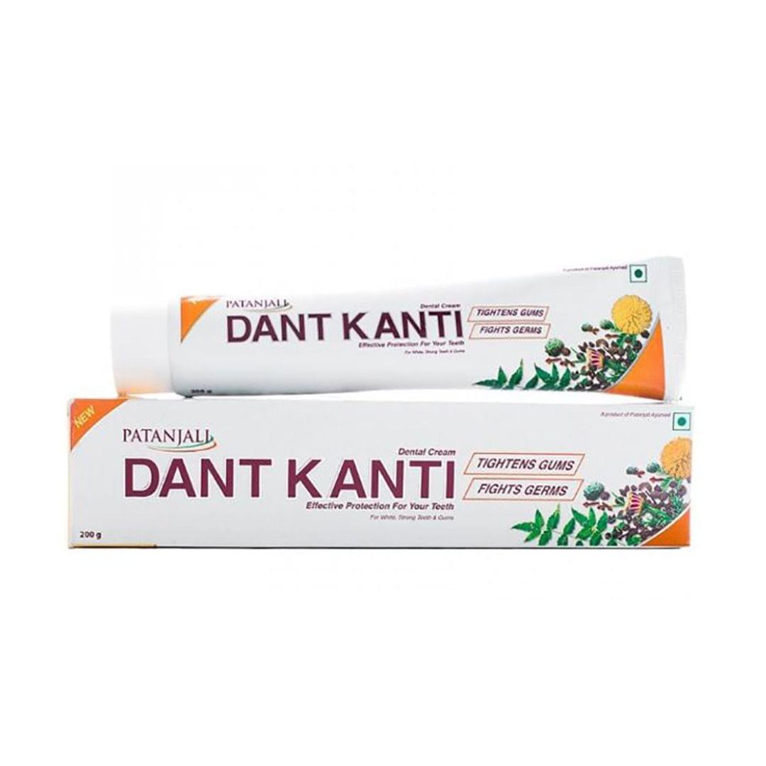 Аюрведическая зубная паста Dant Kanti, Patanjali (Дант Канти, Патанджали), 100 гр - Izindii.kg