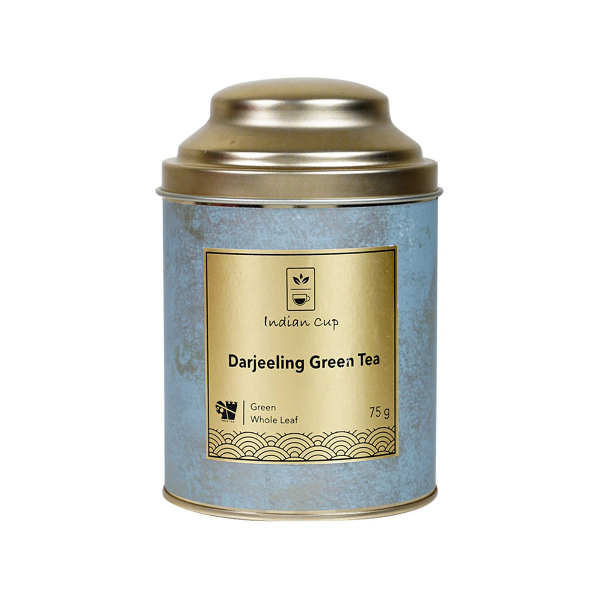 Дарджилинг Зеленый чай, Darjeeling Green Tea, Indian Cup,  75гр Жестяная банка