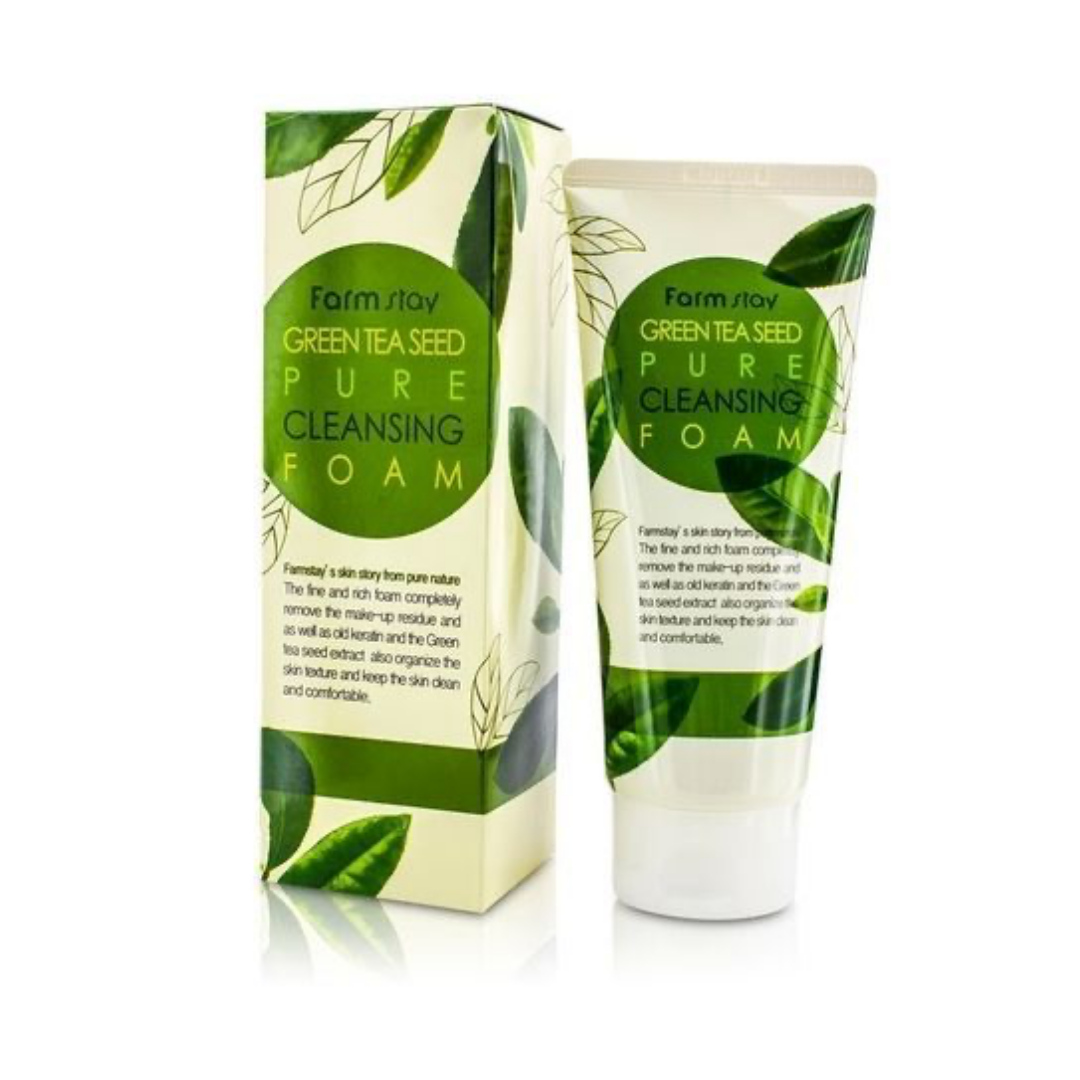 Farm Stay Green Tea Seed Pure Cleansing Foam