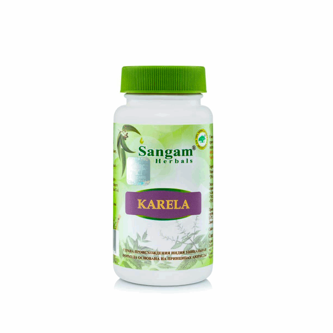 Карела Сангам, Karela Sangam Herbals, 60 таб - Izindii.kg