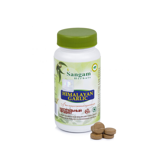 Гималайский (кашмирский)чеснок таблетки, 750 мг Lasuna Sangam Herbals 60 Таб.