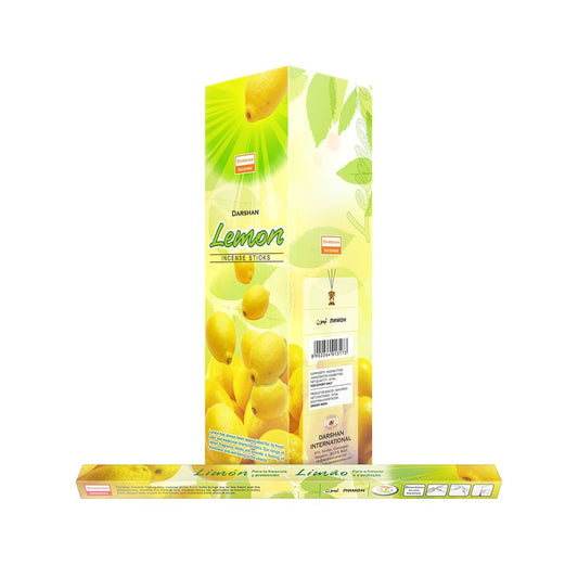 Благовония Лимон, Lemon, Darshan, 20 палочек - Izindii.kg