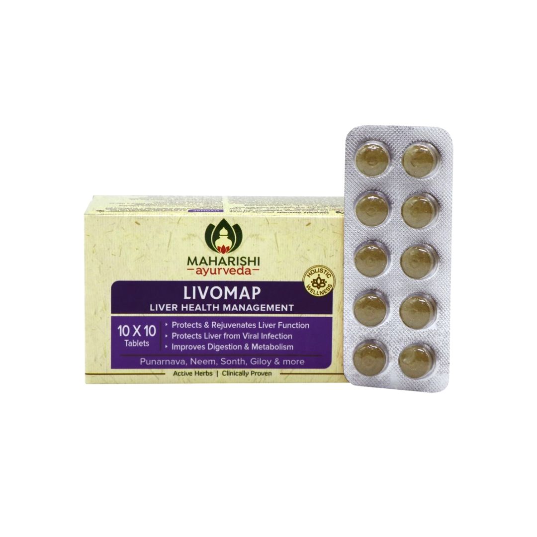 Ливомап Махариши, Livomap Maharishi Ayurveda — для печени, 100 табл - Izindii.kg