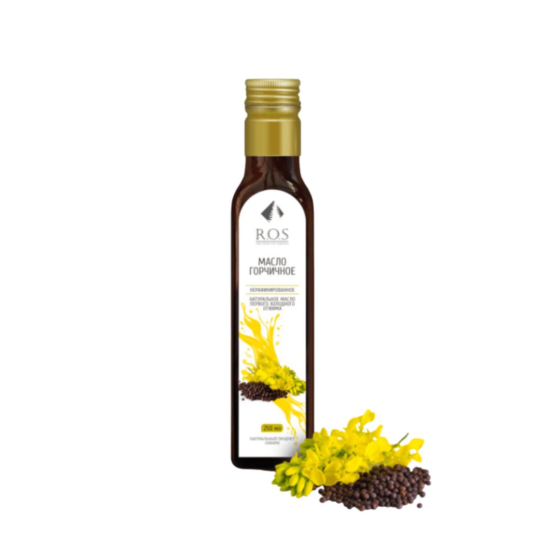 Горчичное масло (Стекло), Рось, 250 мл - Izindii.kg