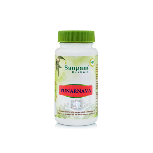 Пунарнава, Punarnava Sangam Herbals, Сангам, 60 таб 750 мг