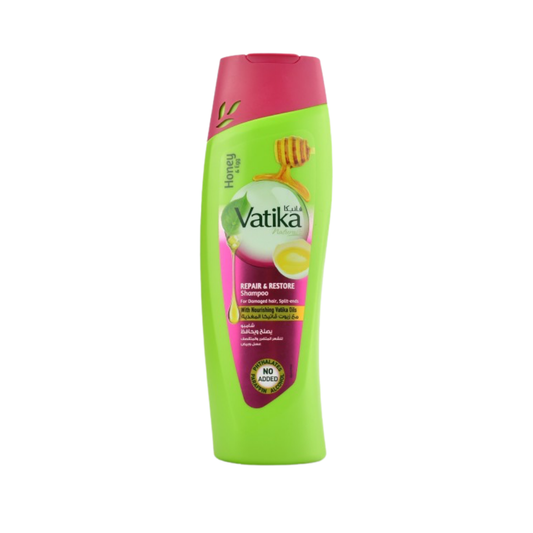 Шампунь Восстанавливающий с Медом и Яйцом (Repair & Restore Vatika DABUR), 400 мл 