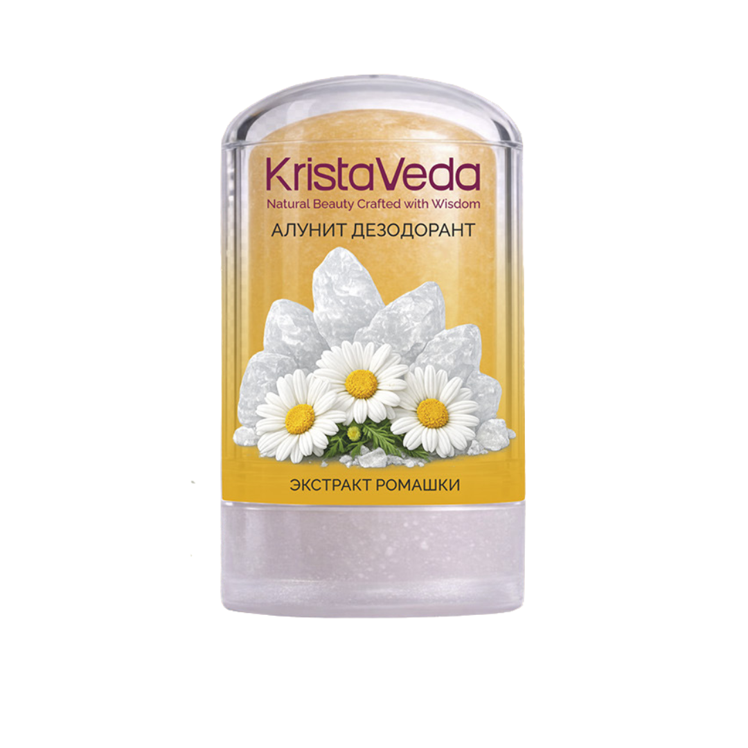 Алунит Дезодорант с Ромашкой Krista Veda, 60 гр
