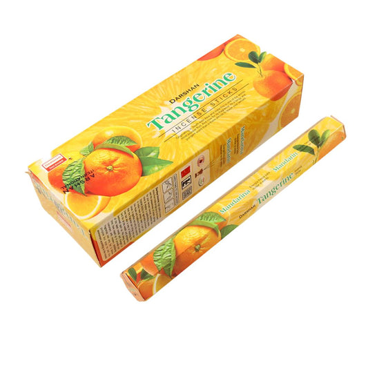 Благовония Мандарин, Tangerine, Darshan, 20 палочек - Izindii.kg