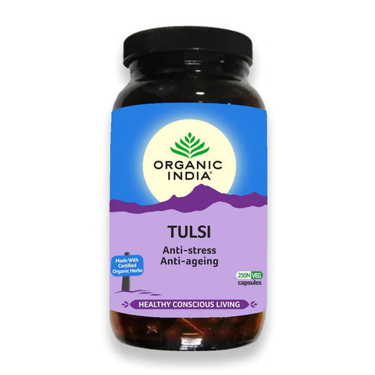 Тулси, Tulsi Organic India(60 капсул) - Izindii.kg