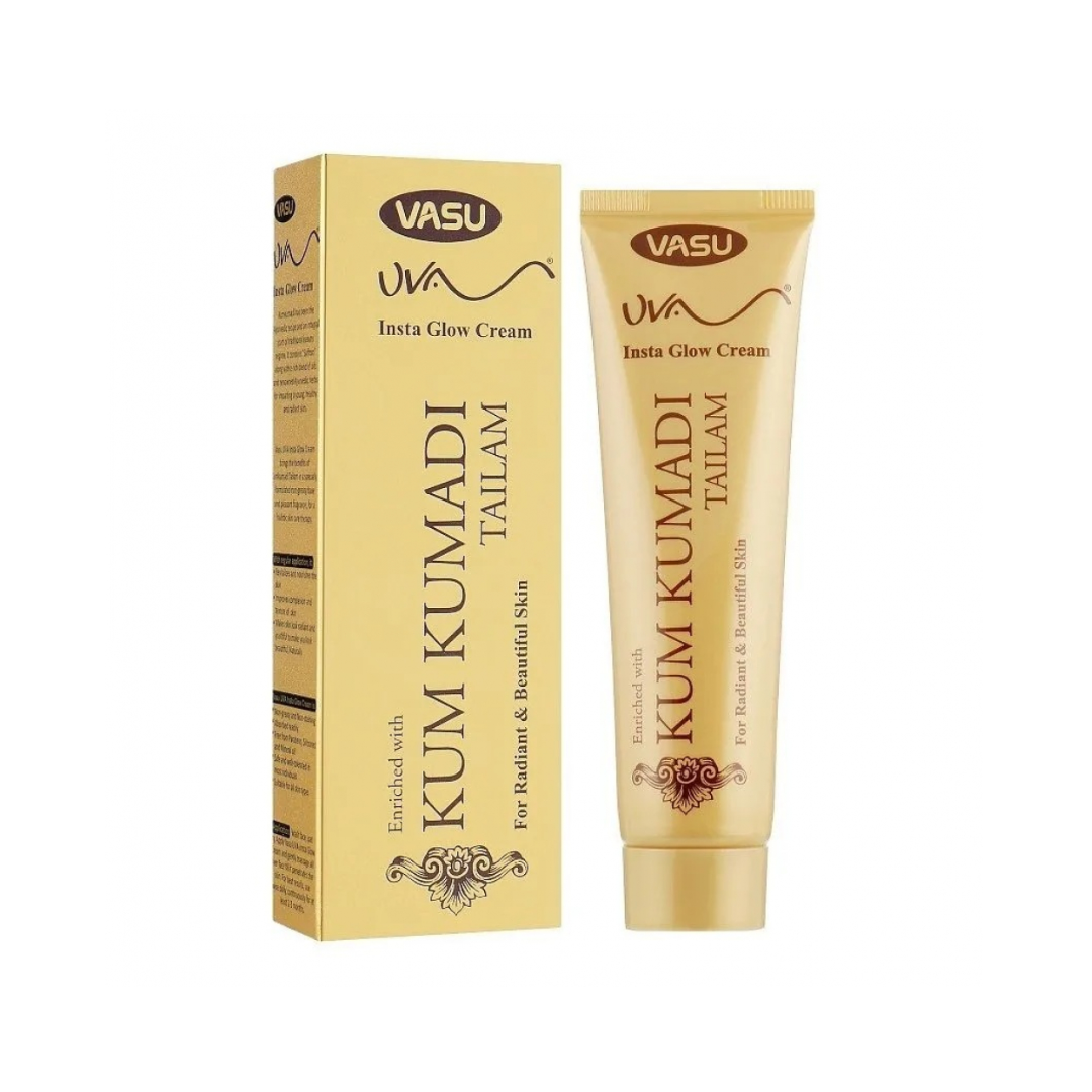 Крем для лица Ува Инста Глоу с маслом Кумкумади Васу (UVA INSTA GLOW Cream Vasu) 50 г