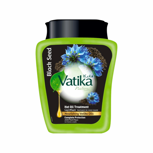 Маска для волос с Черным Тмином Комплексная защита Ватика Дабур (Dabur Vatika hair mask Black Seed Complete Protection) 500мл
