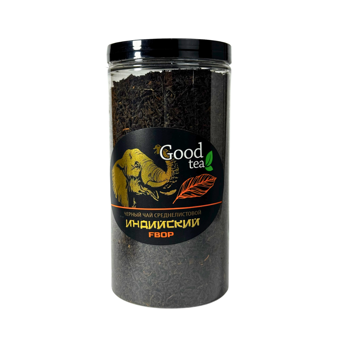 Индийский черный СРЕДНЕЛИСТОВОЙ чай FBOP, 280 гр, банка