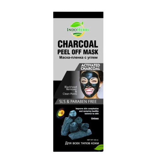 Маска-пленка с Углем (Charcoal peel of mask INDOHERBS), 120мл