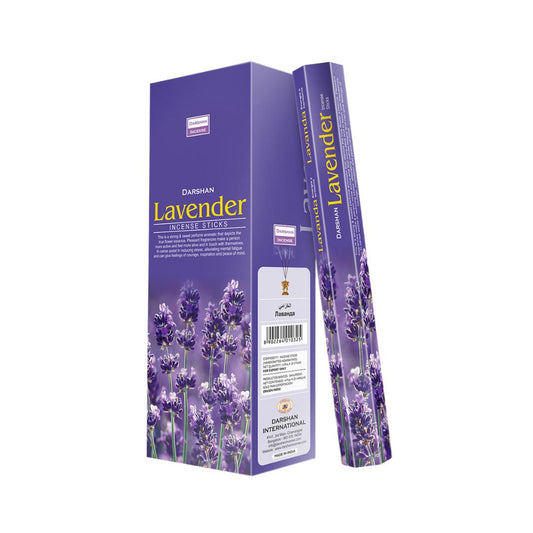 Благовония Лаванда, Lavender, Darshan, 20 палочек