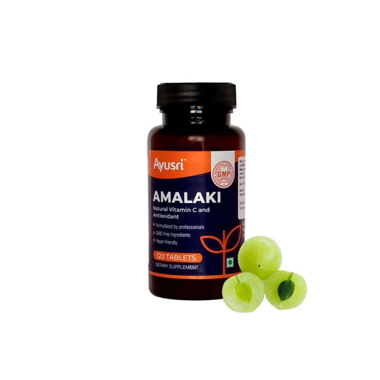 Амалаки, Амла, Amalaki AYUSRI, источник витамина С, 120 таблеток Izindii.kg