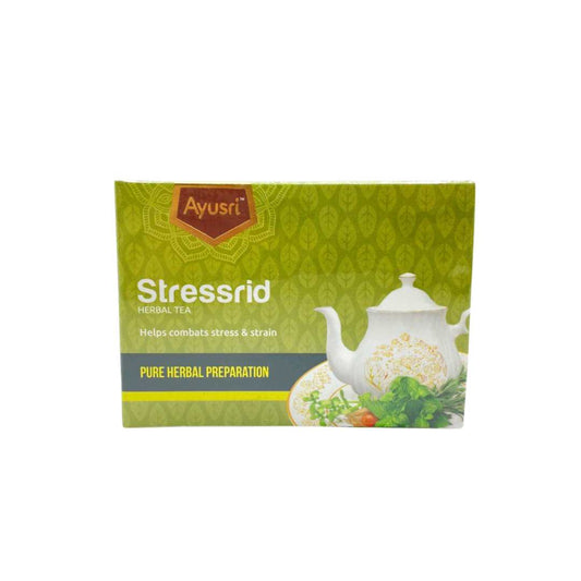 Аюрведический травяной чай СТРЕССРИД, Stresrid Herbal Tea, 40гр, Ayusri Izindii.kg