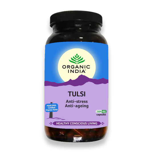 Тулси, Tulsi Organic India(60 капсул)